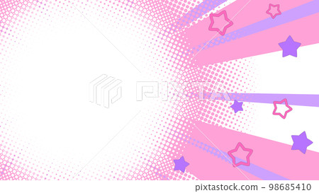 Copy space radial line background with stars 98685410