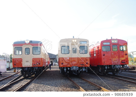 Mizushima Rinkai Railway JNR type diesel car 3 row 98685939