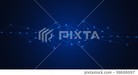 Connecting people and communication concept, social network Connecting people and communication concept, social network 98686097