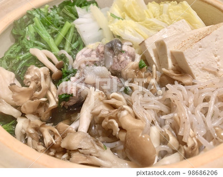 Soft-shelled turtle hotpot photo material 98686206