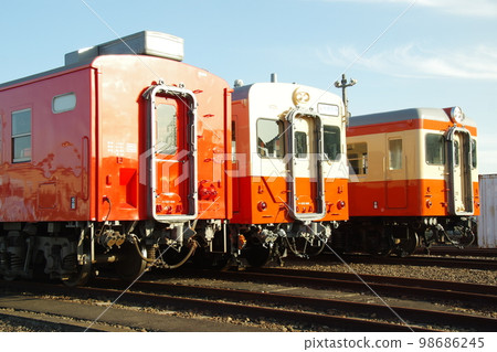 Mizushima Rinkai Railway JNR type diesel car 3 row Mizushima Rinkai Railway JNR type diesel car 3 row 98686245