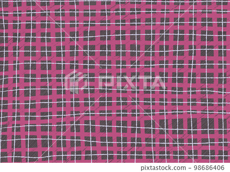 Background material of black, red purple and white check that seems to match autumn Background material of black, red purple and white check that seems to match autumn 98686406