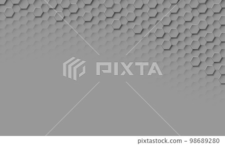 Abstract grey hexagon texture 3d geometric pattern with blank space design modern technology futuristic vector Abstract grey hexagon texture 3d geometric pattern with blank space design modern technology futuristic vector 98689280
