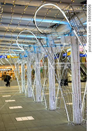 Winter illumination night view in front of Kokura Station 2022 Fukuoka Prefecture Winter illumination night view in front of Kokura Station 2022 Fukuoka Prefecture 98690606