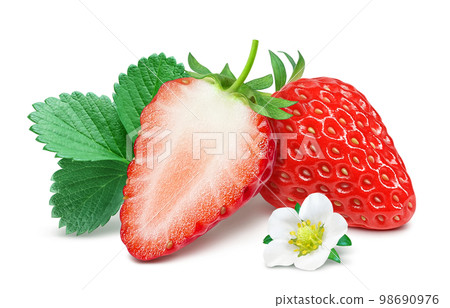 Strawberry strawberry illustration real set 98690976