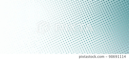Blue abstract halftone geometric pattern background Blue abstract halftone geometric pattern background 98691114