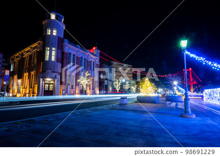 若松南海岸街道照明夜景 2022 [福岡縣北九州市] 98691229