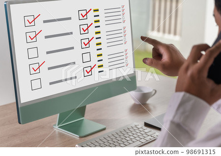 online survey form or answer test questions. Results Analysis Discovery orders products or buys assessment calculations. 98691315