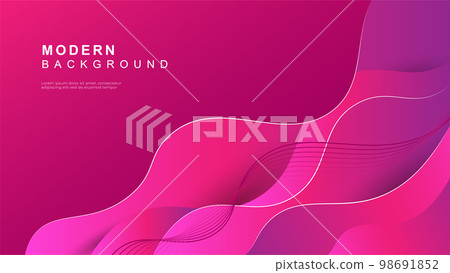 Abstract background with pink wavy lines.... - Stock Illustration ...