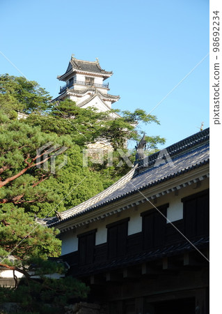 土佐藩的第一代藩主山內一豐和為國寶高知城奠基的妻子千代。 98692234