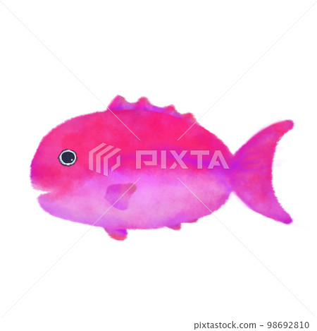 Sea creatures with a touch of watercolor Sea creatures with a touch of watercolor 98692810
