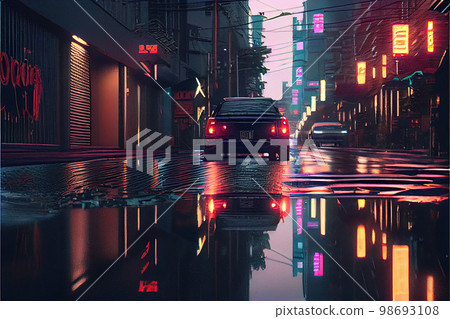 City in virtual reality City in virtual reality 98693108