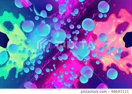 Abstract molecular backrgound 98693121