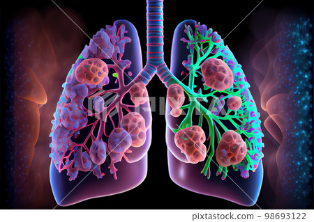 Illustration of viruses Illustration of viruses 98693122