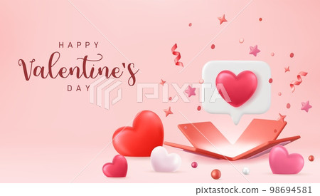 3d open present box 3d open present box 98694581