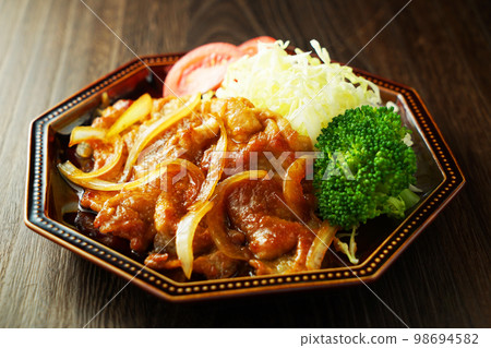 Ginger grilled pork loin Ginger grilled pork loin 98694582
