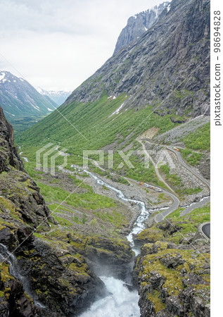 Jostedalsbreen National Park - Waterfall Jostedalsbreen National Park - Waterfall 98694828
