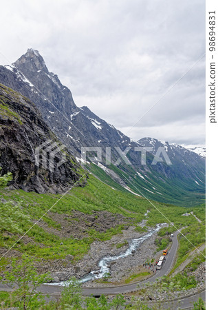 Jostedalsbreen National Park - Waterfall 98694831