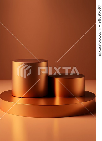 Podium for product advertisement or restaurant menus with beautiful background  98695097