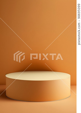 Podium for product advertisement or restaurant menus with beautiful background  98695099