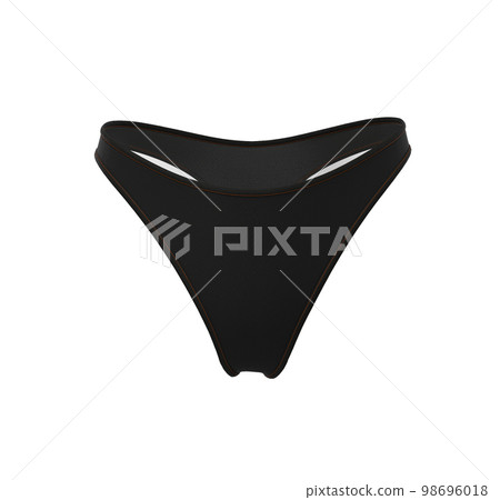 Women's briefs isolated on a white background. Women's underwear. Women's briefs isolated on a white background. Women's underwear. 98696018