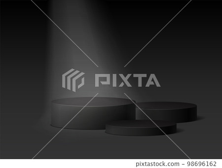 Product display presentation realistic 3d cylinder pedestal podium Product display presentation realistic 3d cylinder pedestal podium 98696162