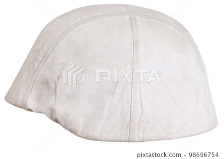 German nazi army helmet with white camouflage cover, type winter, helmet M35, M40, M42. 98696754