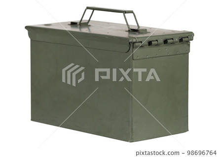 Stack of US army ammo cans 98696764