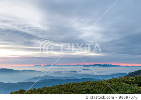 Dawn in the Alps Norikura 98697376