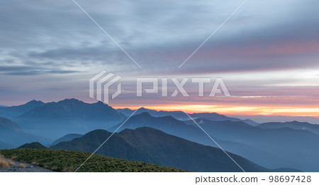 Dawn in the Alps Norikura 98697428