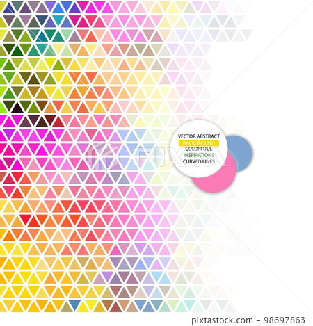 colored triangles. layout for advertising. vector image. Abstract template for presentation. eps 10 colored triangles. layout for advertising. vector image. Abstract template for presentation. eps 10 98697863