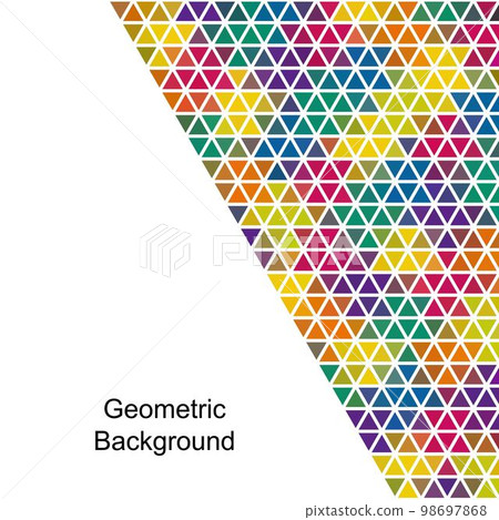Abstract rainbow background consisting of colored triangles. eps 10 Abstract rainbow background consisting of colored triangles. eps 10 98697868