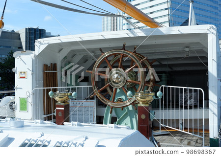 橫濱，觀光，建築，日本，神奈川，旅行，觀光，建築，戶外，天空，藍色，國家指定，重要文化財產，帆船日本丸，日 98698367