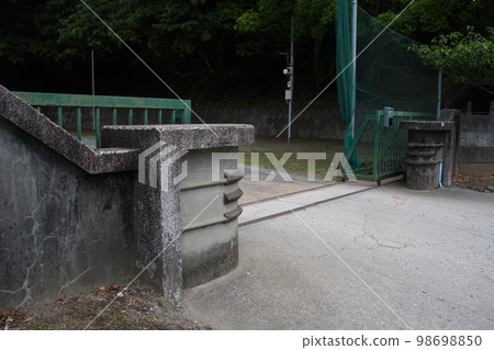 Remains of the Saiki Naval Air Corps: Part of the main gate of the base Remains of the Saiki Naval Air Corps: Part of the main gate of the base 98698850