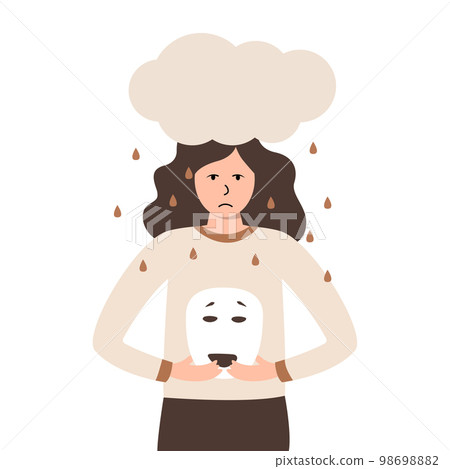 Female Character Depression, Stress. Something seems to be missing inside 98698882