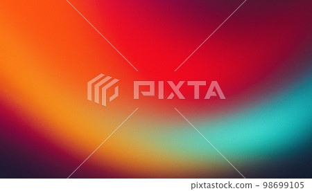 Red purple blue colors fusion gradient background vibrant grainy textured art poster design, smooth vivid color flow 98699105