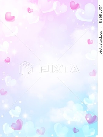 heart and cloud background heart and cloud background 98699304