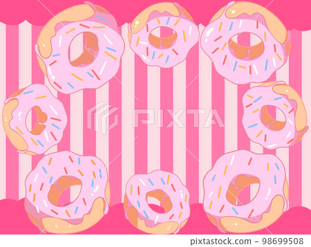Donut background (strawberry chocolate) Donut background (strawberry chocolate) 98699508