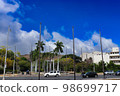 Southern townscape and blue sky 98699717