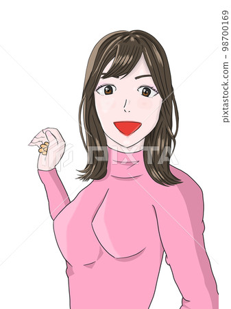 扔豆子的少婦 (節分) 扔豆子的少婦 (節分) 98700169