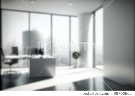 Blur background of empty modern office background in city center . Workspace interior design . Blur background of empty modern office background in city center . Workspace interior design . 98700603
