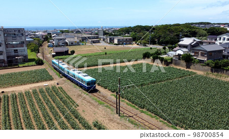 Aerial view of Choshi Electric Railway Inubo Station-Tokawa Station 98700854