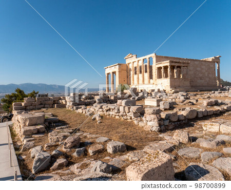 The Erechtheion or Temple of Athena Polias The Erechtheion or Temple of Athena Polias 98700899