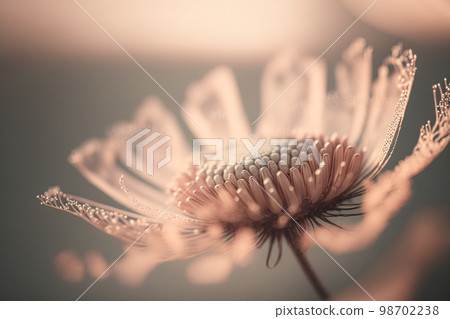 Macro photography of a pastel colored flowers