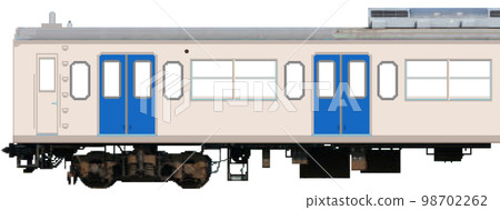 Pixel-style commuter train (Senseki Line 103 series: low cab) Pixel-style commuter train (Senseki Line 103 series: low cab) 98702262