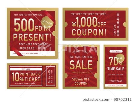 Campaign and coupon banners 98702311