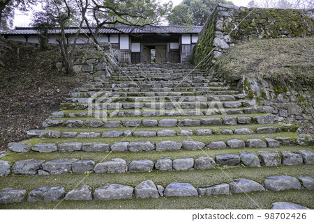 冬季秋月城遺址長屋門 冬季秋月城遺址長屋門 98702426