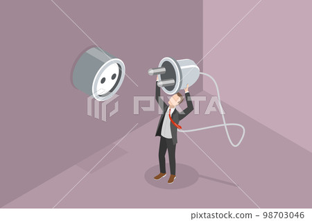 3D Isometric Flat Vector Conceptual Illustration of Self-charging 3D Isometric Flat Vector Conceptual Illustration of Self-charging 98703046