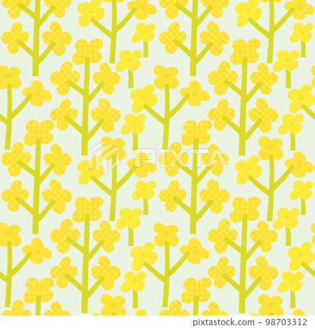 無縫模式的油菜花開 無縫模式的油菜花開 98703312