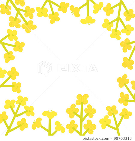 油菜花背景框架 油菜花背景框架 98703313